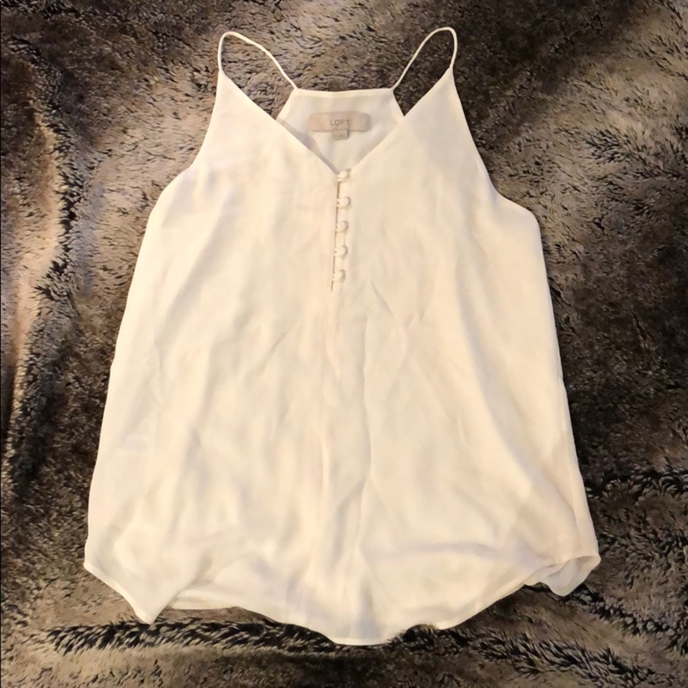 LOFT creamed color cami. Size XS. New with tags.